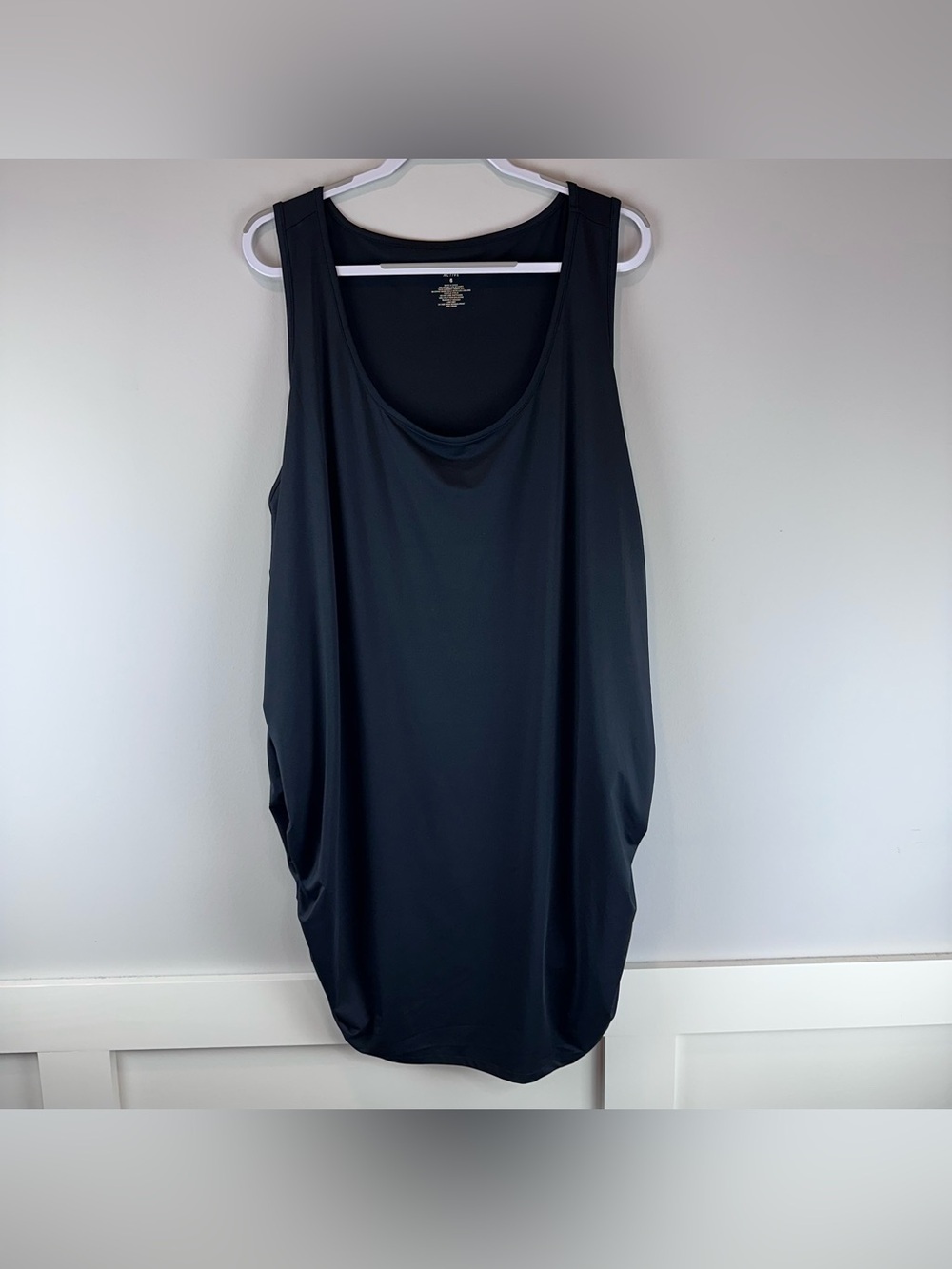 NEW Torrid Active Black Maternity Ruched  Athleisure Casual Summer Tank Top 6X